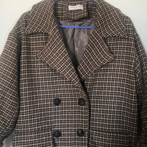 Brand new houndstooth double breasted coat - Picture 3 of 5